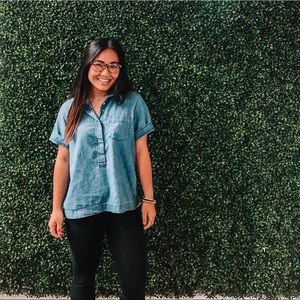 J. Crew Lightweight Denim Top